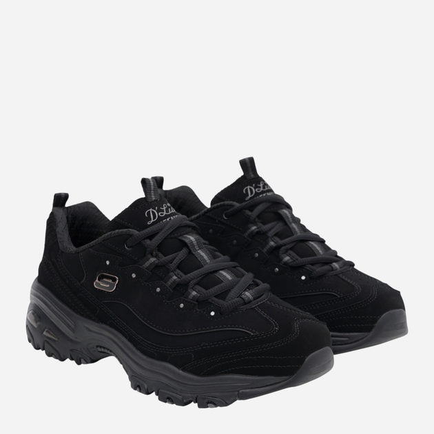 Жіночі кросівки для треккінгу Skechers D`lites Play On 11949-BBK 35.5 Чорні (190211497635) - зображення 2