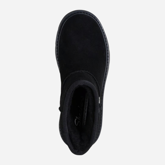 Жіночі уггі Skechers Keepsakes Cozy Cozy Mini 167848-BBK 38.5 Чорні (199025260114) - зображення 4