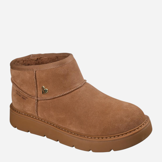 Жіночі уггі Skechers Keepsakes Cozy Cozy Mini 167848-CSNT 38.5 Коричневі (199025260237) - зображення 2