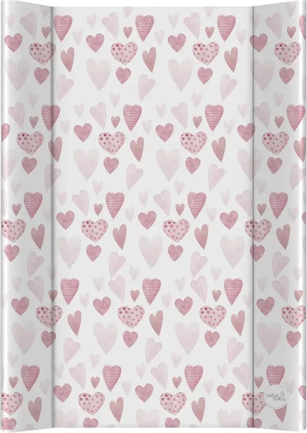 Mata do przewijania Ceba Baby Ultra Light twarda Lots of Love 50 x 70 cm (5907672341880) - obraz 1