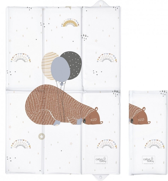 Mata do przewijania skladana Ceba Baby Basic Big Bear 60 x 40 cm (5907672333052) - obraz 1