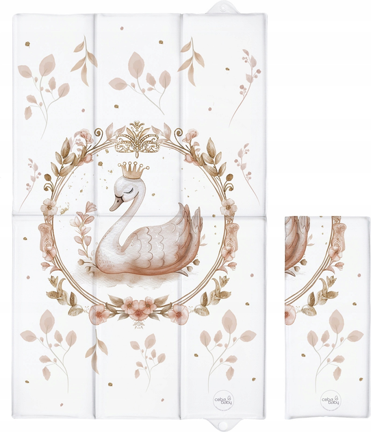 Mata do przewijania skladana Ceba Baby Basic duża Glamour Style 50 x 80 cm (5907672345574) - obraz 1