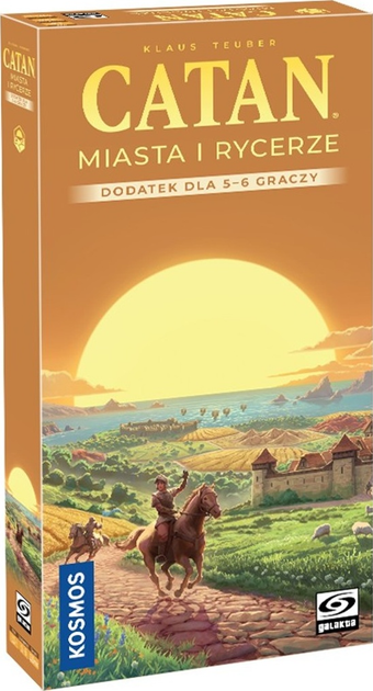 Доповнення до настільної гри Galakta Catan: Міста та лицарі 2025 - для 5-6 гравців (польське видання) (5902259208167) - зображення 1