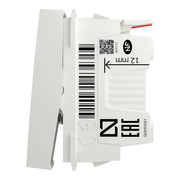 Выключатель кнопочный Schneider Electric Unica New 1 модуль белый NU310618 - изображение 2