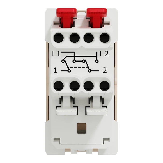 Переключатель перекрёстный Schneider Electric Unica New 1 модуль бежевый NU310544 - Фото 8 Переключатель перекрёстный Schneider Electric Unica New 1 модуль бежевый NU310544 - изображение 8