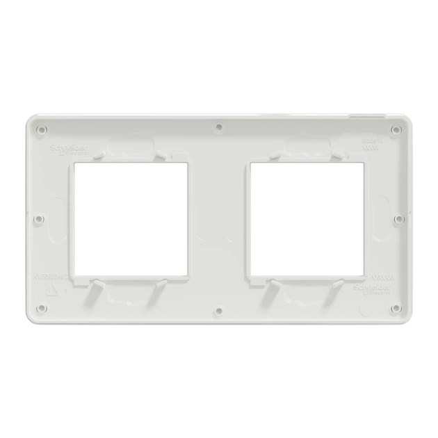 Рамка Schneider Electric Unica New Studio Color двухместная белая NU280418 - изображение 8
