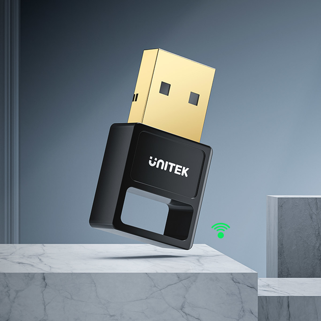 Adapter Unitek USB Bluetooth 5.3 Black (4894160050502) - obraz 4