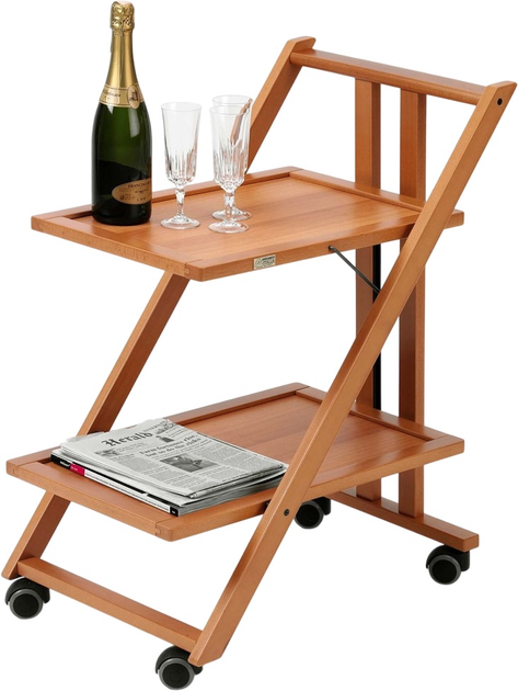 Stolik serwingowy Arredamenti Italia Simpaty brązowy 64x45 cm (8023856575128) - obraz 2