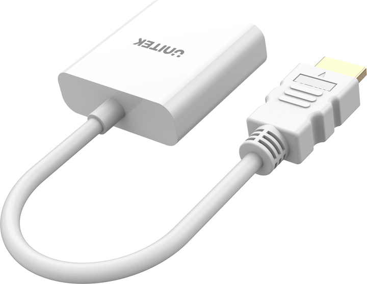 Adapter Unitek HDMI - VGA White (Y-6333C01) - obraz 3