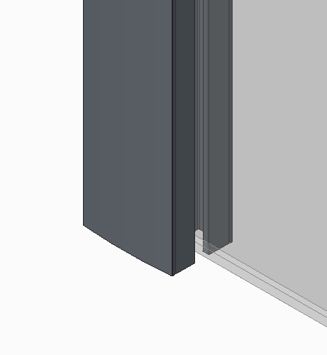 Шторки стеклянные на ванну Koer SR BS04-95x140-TR-07 прозрачное стекло 6мм, графит (KR5404) - изображение 6