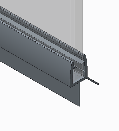 Шторки скляні на ванну Koer SR BS02-80x140-TR-01 прозоре скло 6мм, хром (KR5401) - зображення 8