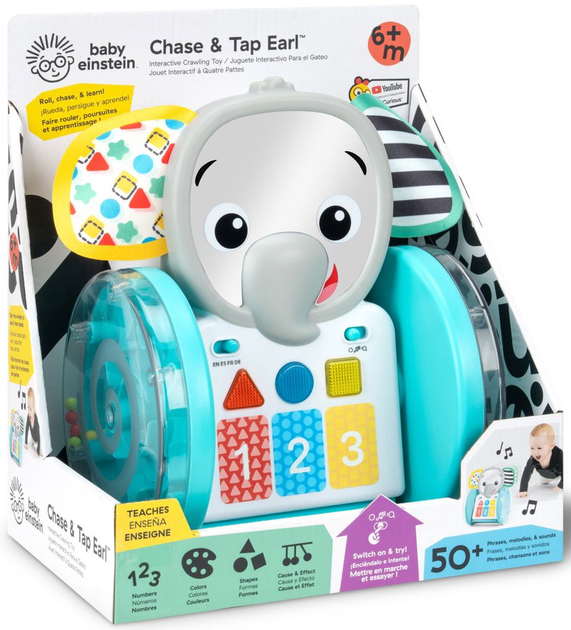 Zabawka muzyczna Baby Einstein Chase & Tap Earl (16923) (0074451169234) - obraz 1