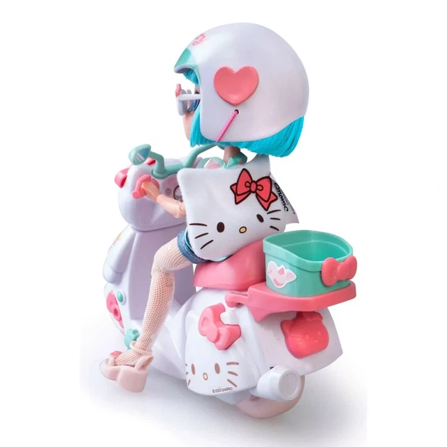 Лялька 4SF Manga Dolls Hello Kitty Красуня Пінк на скутері (HKTF3000) - зображення 5