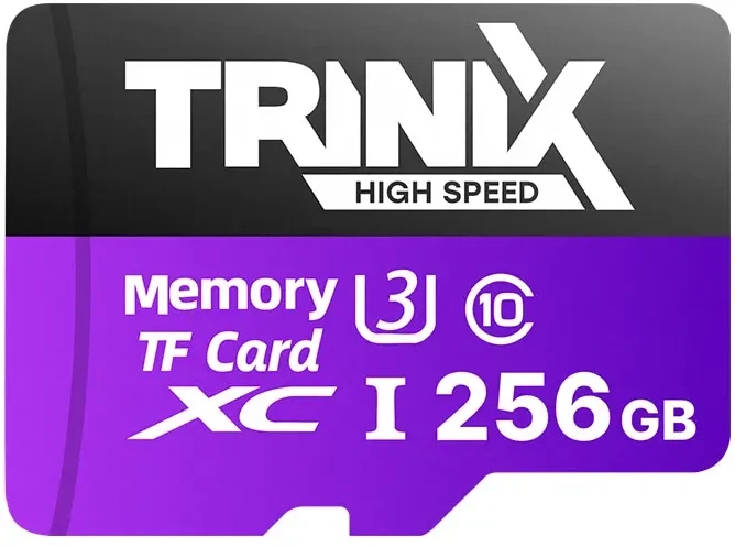 Карта памяти TriniX microSDXC 256GB UHS-I U3 V30 + SD-адаптер (90-00037) - Фото 2 Карта памяти TriniX microSDXC 256GB UHS-I U3 V30 + SD-адаптер (90-00037) - изображение 2