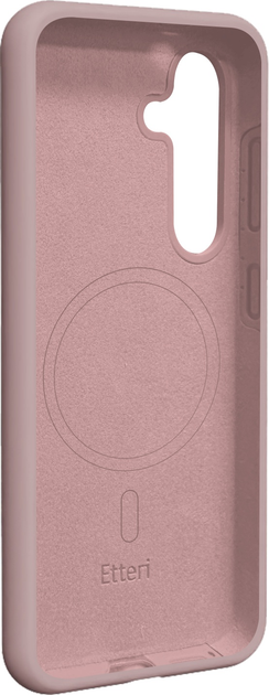 Etui plecki Etteri Silicone Mag do Samsung Galaxy S25 Light pink (GSM192084) - obraz 3