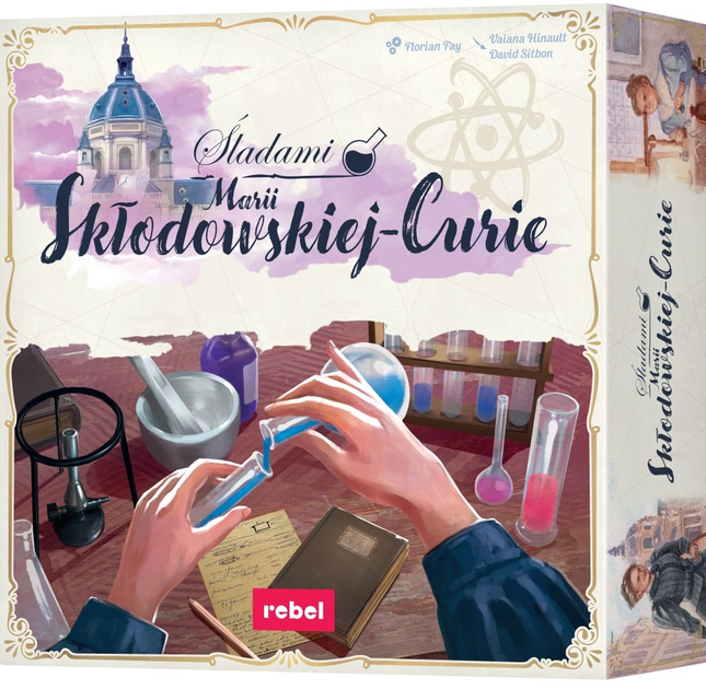 Gra planszowa Rebel Śladami Marii Skłodowskiej-Curie (wydanie polskie) (5906954790552) - obraz 1