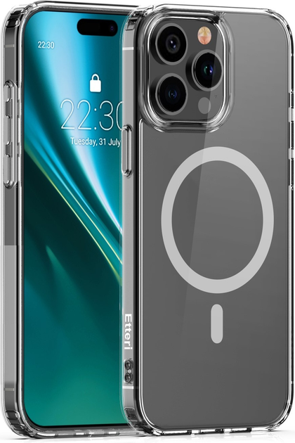 Панель Etteri Color Mag do Apple iPhone 15 Pro 6.1 Grey (GSM190924) - зображення 1
