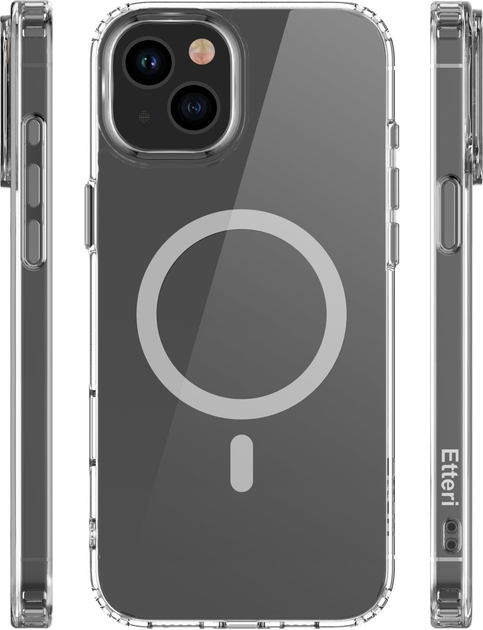 Панель Etteri Color Mag do Apple iPhone 15 6.1 Grey (GSM190923) - зображення 4