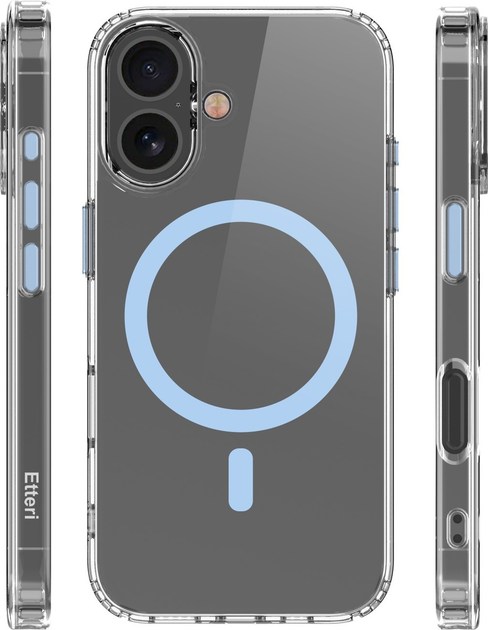 Панель Etteri Color Mag do Apple iPhone 16 Plus 6.7 Light blue (GSM190951) - зображення 4