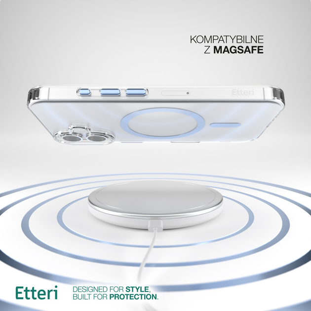 Панель Etteri Color Mag do Apple iPhone 16 Plus 6.7 Light blue (GSM190951) - зображення 7