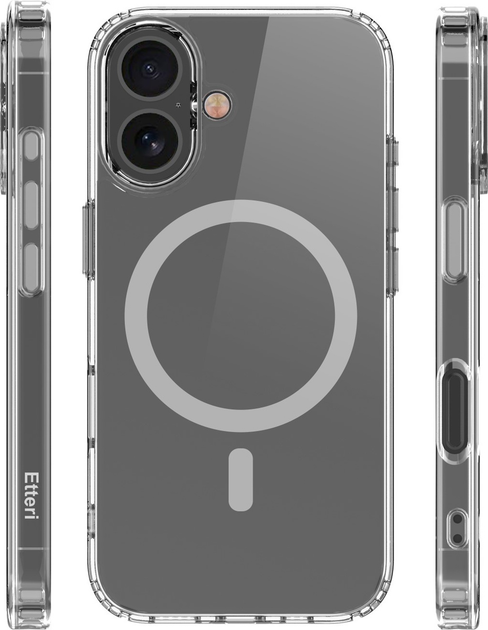 Панель Etteri Color Mag do Apple iPhone 16 Plus 6.7 Grey (GSM190927) - зображення 4