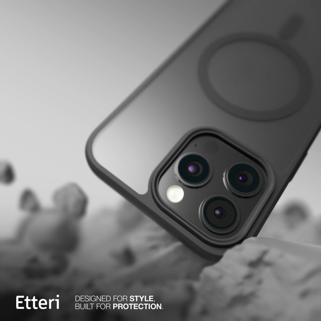 Панель Etteri Matt Mag do Apple iPhone 12 / 12 Pro 6.1 Black (GSM186854) - зображення 6