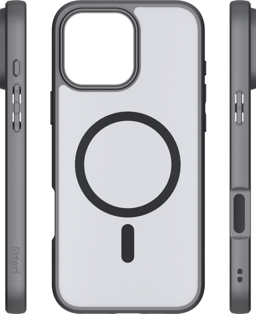 Панель Etteri Matt Mag do Apple iPhone 13 6.1 Black (GSM186866) - зображення 4