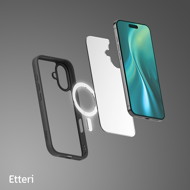 Etui plecki Etteri Matt Mag do Samsung Galaxy A56 5G Black (GSM192424) - obraz 8