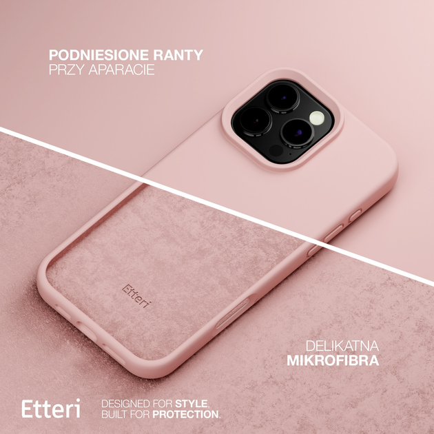 Панель Etteri Silicone Case do Apple iPhone 11 Light pink (GSM183548) - зображення 7