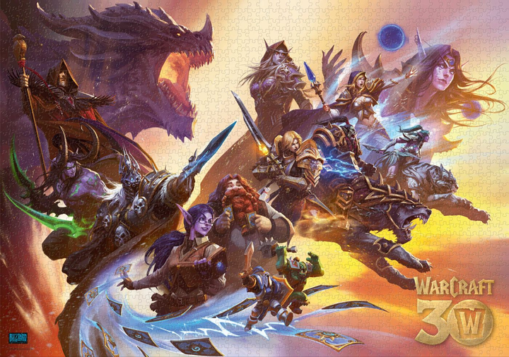 Puzzle GOOD LOOT Warcraft 30th Anniversary 1000 elementów (5908305249931) - obraz 9