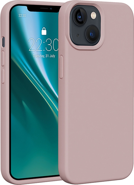 Панель Etteri Silicone Case do Apple iPhone 14 6.1 Light pink (GSM183545) - зображення 1