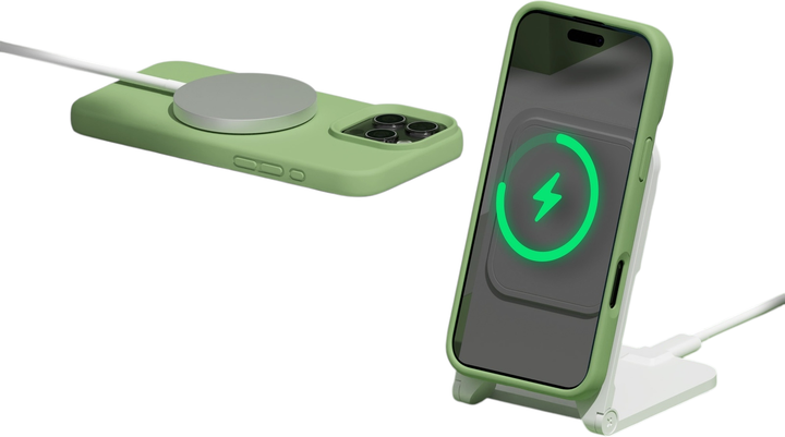 Панель Etteri Silicone Case do Apple iPhone 15 6.1 Light green (GSM183492) - зображення 8