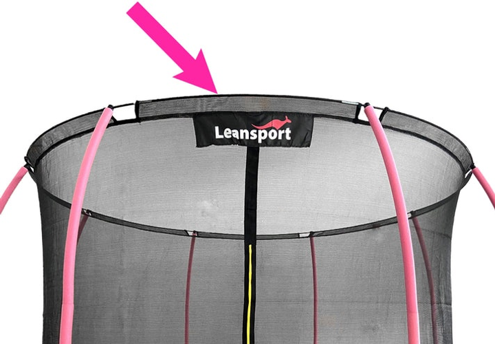 Ring górny LEAN Toys Sport do trampoliny serii Max 366 cm 12ft Black (5903802457544) - obraz 1