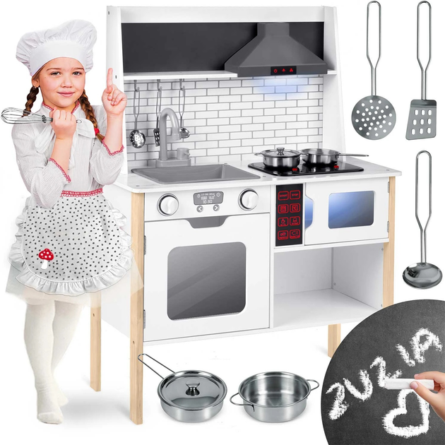 Drewniana kuchnia dla dzieci RICOKIDS RC-846 (5903890613679) - obraz 3