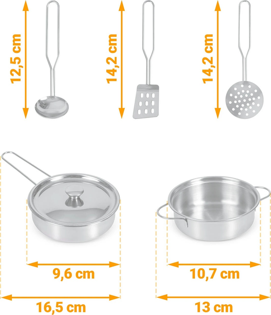 Drewniana kuchnia dla dzieci RICOKIDS RC-846 (5903890613679) - obraz 10