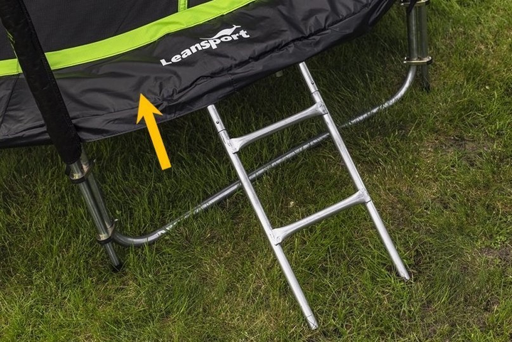 Захисний чохол для пружин LEAN Toys Sport для батута серії Pro 366 см 12ft Black (5908275996460) - зображення 3