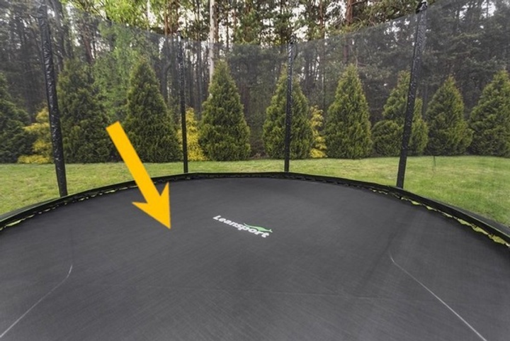 Мат LEAN Toys Sport для батута серії Pro 244 см 8 футів Чорний (5908275996491) - зображення 4