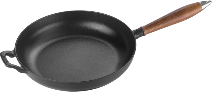 Patelnia Staub żeliwna z drewnianym uchwytem 28 cm (3272340041921) - obraz 1