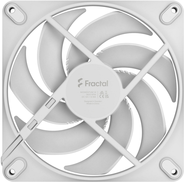 Wentylator Fractal Design Momentum 14 White (FD-F-MO1-1402) - obraz 4