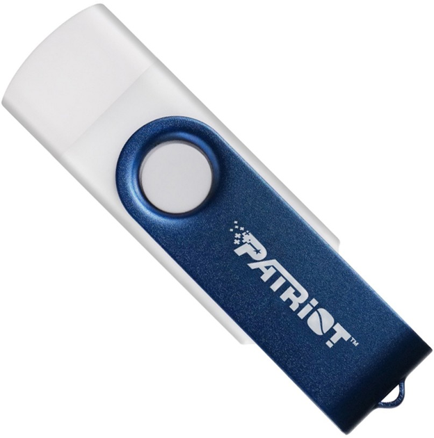 Pendrive Patriot Xporter X550 128GB USB 3.2 Gen1 + Type-C Blue/White (PS128GX550AAD) - obraz 1