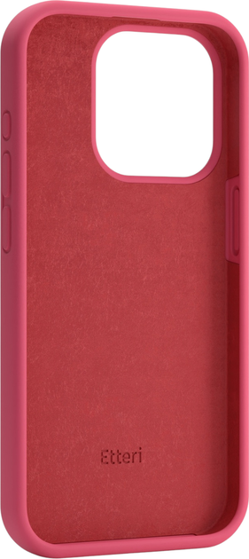 Панель Etteri Silicone Case do Apple iPhone 15 Pro 6.1 Raspberry (GSM183569) - зображення 3