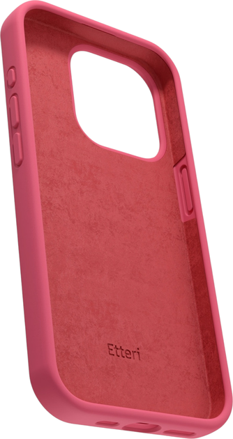 Панель Etteri Silicone Case do Apple iPhone 15 Pro 6.1 Raspberry (GSM183569) - зображення 5