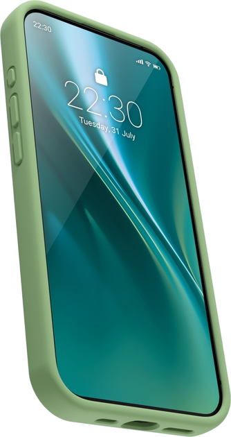 Etui plecki Etteri Silicone Case do Apple iPhone 16 6.1 Light green (GSM187046) - obraz 7