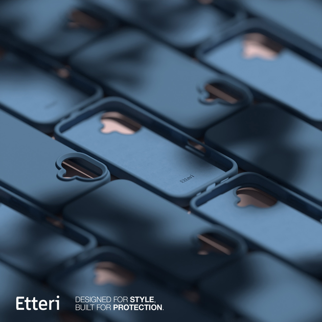 Панель Etteri Silicone Case do Apple iPhone 16 Plus 6.7 Dark blue (GSM187061) - зображення 7