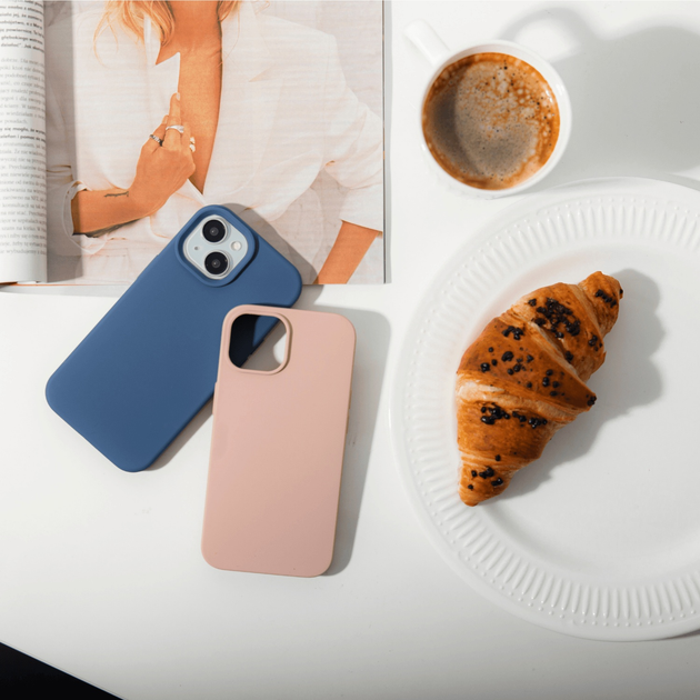 Панель Etteri Silicone Case do Apple iPhone 16 Plus 6.7 Dark blue (GSM187061) - зображення 8