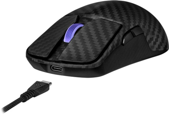 Миша ASUS ROG Harpe Ace Extreme Bluetooth/Wireless/USB Black (90MP03U0-BMUA00) - зображення 9