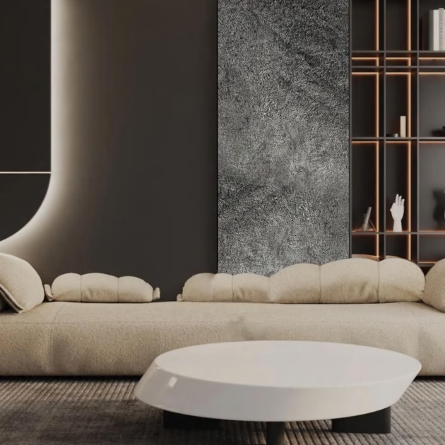 Стеновая бамбуковая панель BWD 6125 Stone 2800х1220 (8мм) - изображение 3