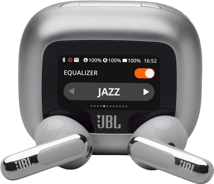 Навушники JBL Live Flex 3 Silver (JBLLIVEFLEX3SIL) - зображення 1