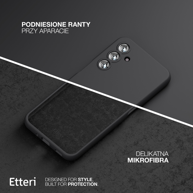 Панель Etteri Silicone Case do Samsung Galaxy A14 Black (GSM183437) - зображення 5