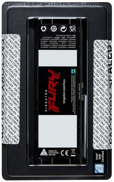 Оперативна пам'ять Kingston Fury DDR5-6400 65536MB PC5-51200 (Kit of 4x16384) Renegade Pro EXPO ECC Registered 1Rx8 Black (KF564R32RBEK4-64) - зображення 5